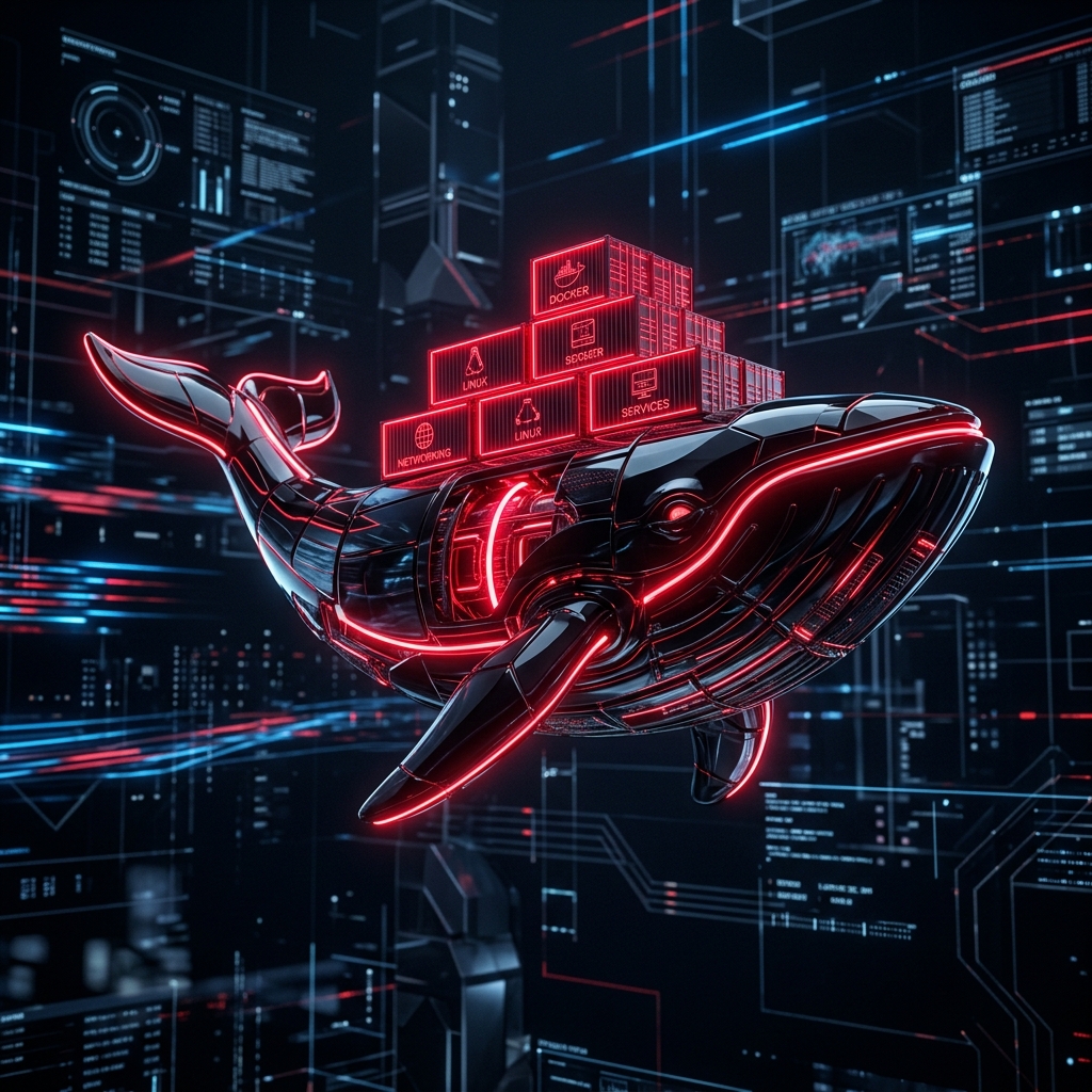 3D Docker Logo
